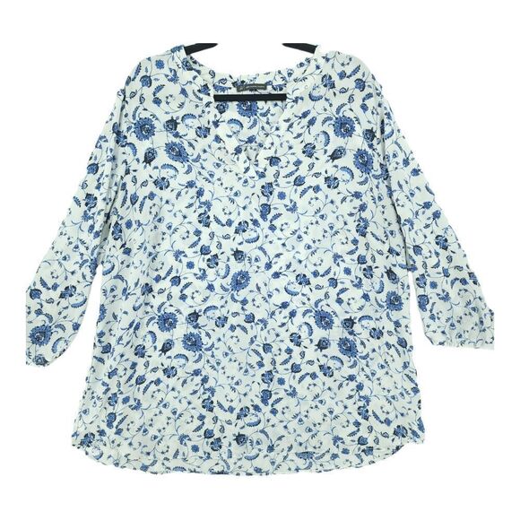 Adrianna Papell XL Peasant Blouse - Picture 1 of 8